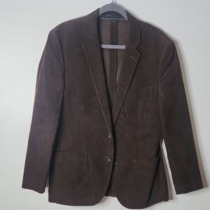 J.CREW Corduroy Blazer Men’s 41R Brown 100% Cotton Jacket
